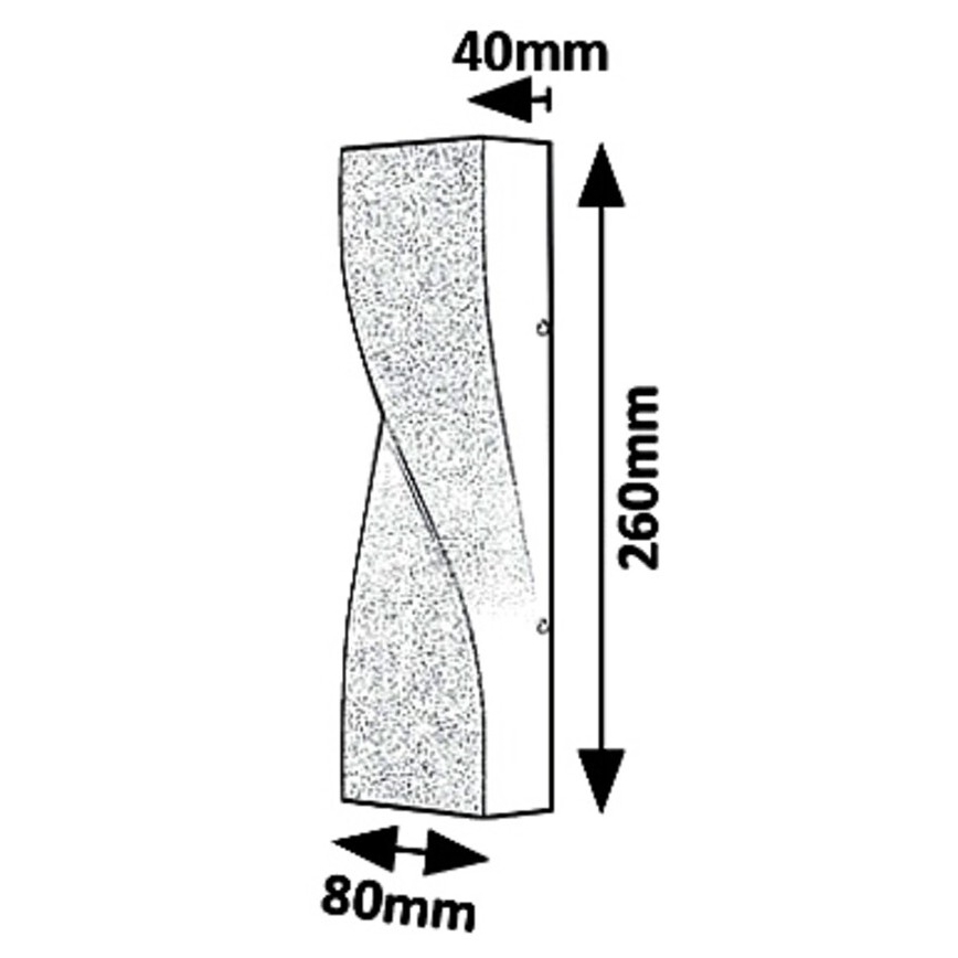 Rabalux 8154 - LED-ulkoseinävalaisin FOLLINA LED/11W/230V IP65