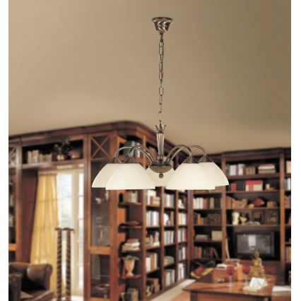 Rabalux - Kattokruunu ketjussa 5xE14/40W/230V