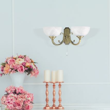 Rabalux - Seinävalaisin 2xE14/40W/230V