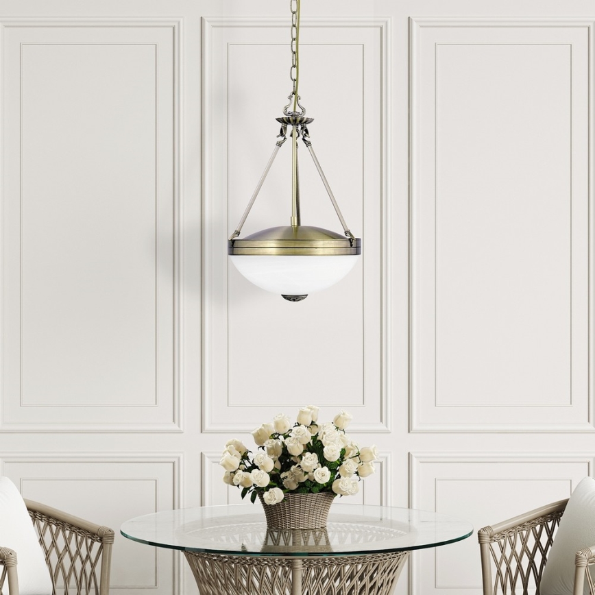 Rabalux - Kattokruunu ketjussa 2xE27/60W/230V