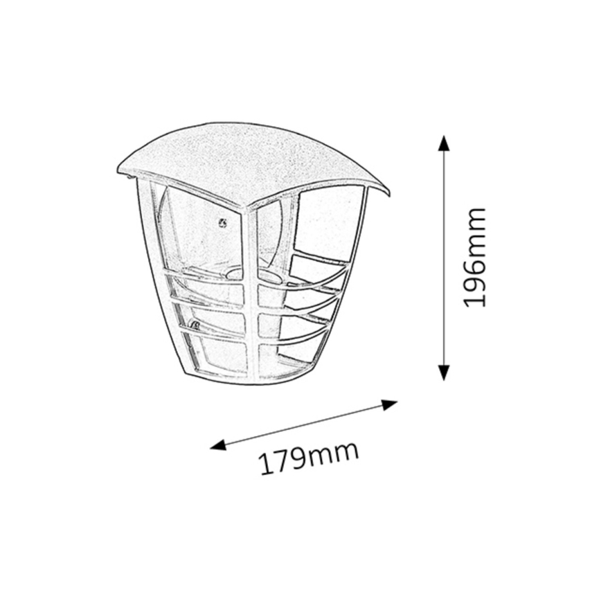 Rabalux - Ulkoseinävalaisin 1xE27/60W/230V IP44