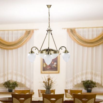 Rabalux 8633 - Kattokruunu ketjussa ANNABELLA 3xE14/40W+2xE27/60W