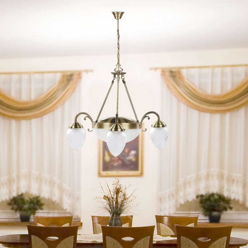 Rabalux 8633 - Kattokruunu ketjussa ANNABELLA 3xE14/40W+2xE27/60W