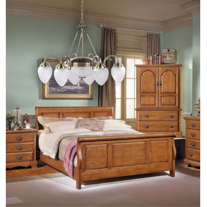 Rabalux - Kattokruunu ketjussa 6xE14/40W+2xE27/60W