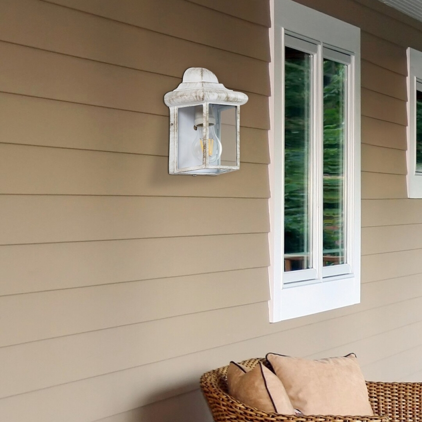 Rabalux - Ulkoseinävalaisin 1xE27/60W/230V IP43 valkoinen