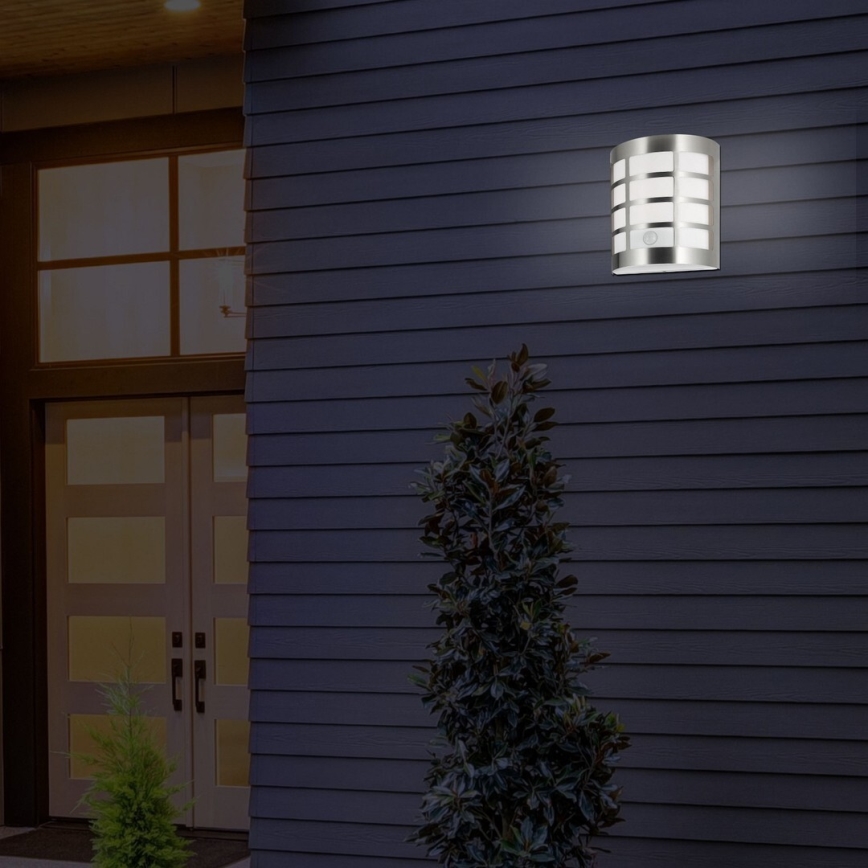 Rabalux 8800 - Ulkoseinävalaisin anturilla SEVILLA 1xE27/11W/230V IP44