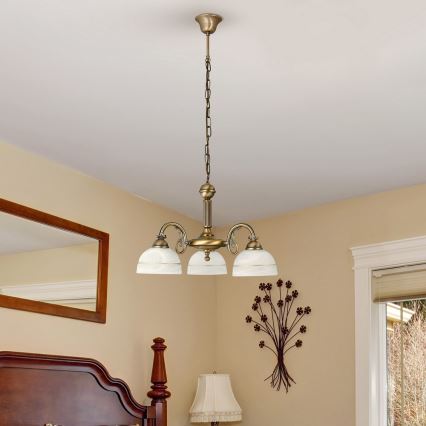 Rabalux - Kattokruunu ketjussa 3xE27/40W/230V