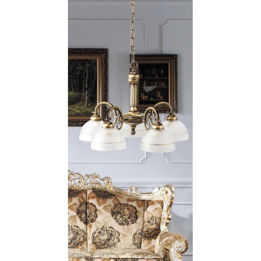 Rabalux 8815 - Kattokruunu ketjussa FLOSSI 5xE27/40W/230V