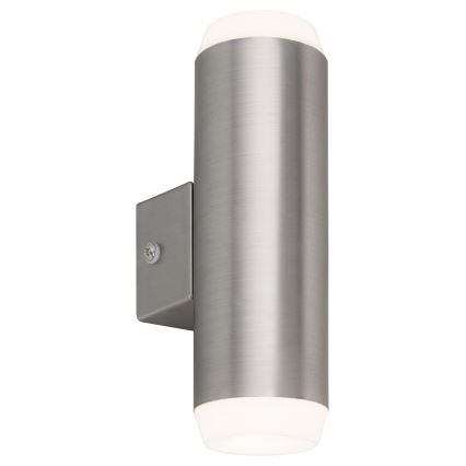 Rabalux - LED-ulkoseinävalaisin 2xLED/4W/230V saténový mattakromi IP44