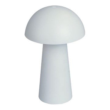 Rabalux - himmennettävä kosketusohjattu ladattava ulkovalaisin LED-lamppu 1,5 W / 5 V, IP44, 1200 mAh, USB, valkoinen