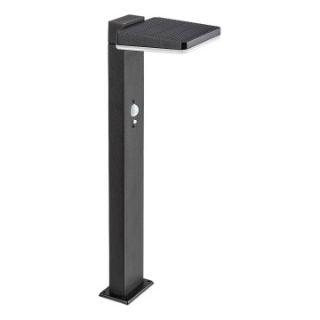 Rabalux - himmennettävä LED-aurinkokennolla varustettu ulkovalaisin anturilla LED/4,4W/3,7V IP54 antrasiitti 2200 mAh