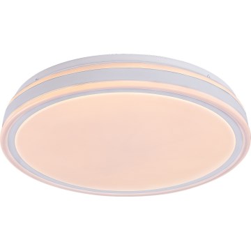 Rabalux - himmennettävä LED-kattovalaisin LED/23W/230V 3000-6500K halkaisija 38,5 cm valkoinen+ kaukosäädin
