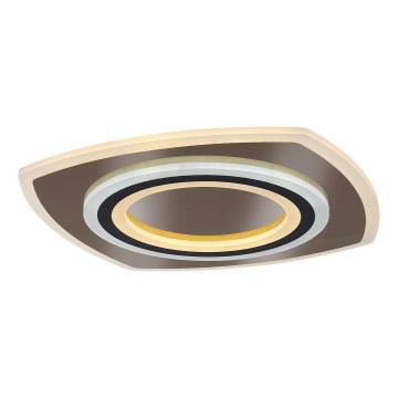 Rabalux - Himmennettävä LED-kattovalaisin LED/60W/230V 3000/4000/6000K mattakromi/musta + kauko-ohjaus