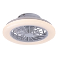 Rabalux - himmennettävä LED-kattovalaisin tuulettimella LED/24W/230V 3000-6500K + kaukosäädin