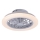 Rabalux - himmennettävä LED-kattovalaisin tuulettimella LED/24W/230V 3000-6500K + kaukosäädin