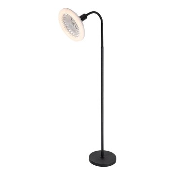 Rabalux - Himmennettävä LED-lattiavalaisin tuulettimella, halkaisija 30 cm, 1xE27/16W/230V 3000-6500K + kaukosäädin