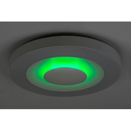 Rabalux - Himmennettävä LED-RGB-kattovalaisin LED/40W/230V 3000-6000K halkaisija 50 cm + kauko-ohjaus
