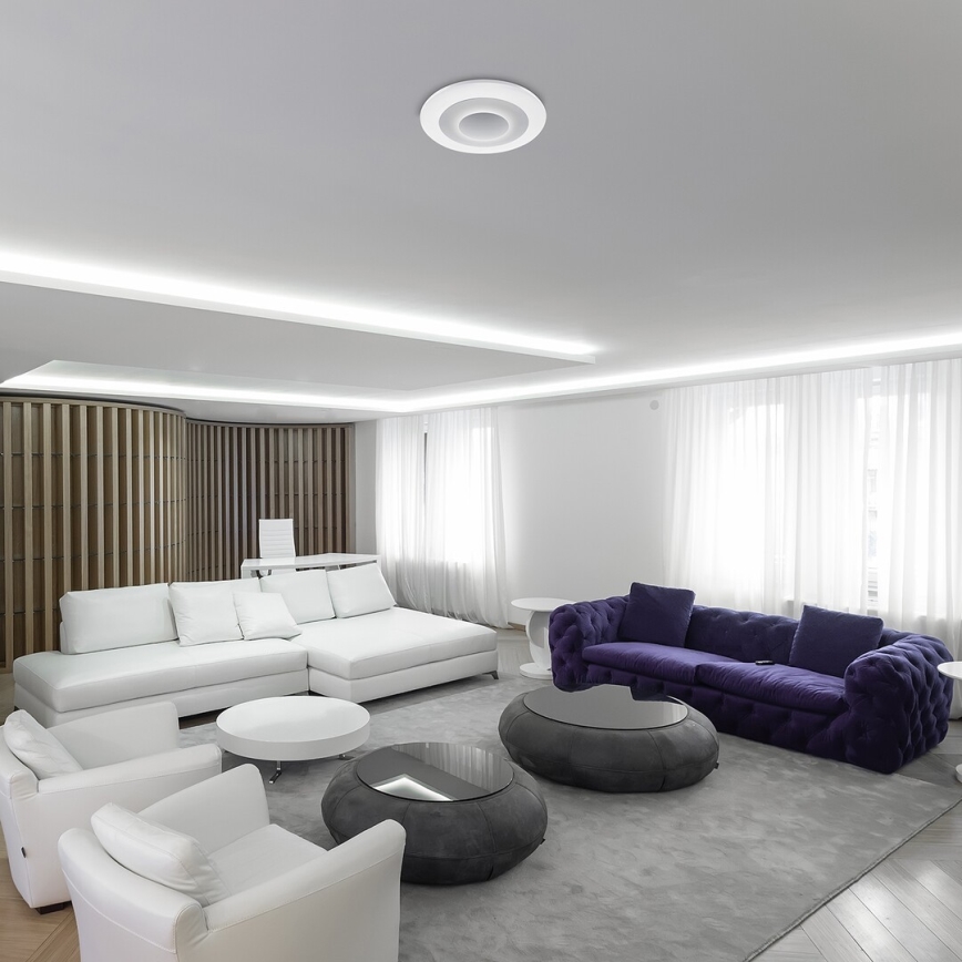 Rabalux - Himmennettävä LED-RGB-kattovalaisin LED/40W/230V 3000-6000K halkaisija 50 cm + kauko-ohjaus