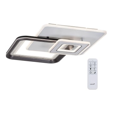 Rabalux - Himmennettävä pinta-asennettava LED-kattovalaisin LED/48W/230V 3000K/4000K/6000K + kaukosäädin 49,5x49,5 cm