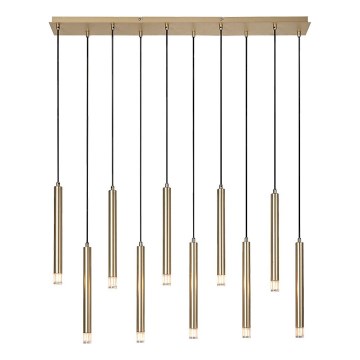 Rabalux - Kattokruunu johdossa 10xG9/5W/230V kulta