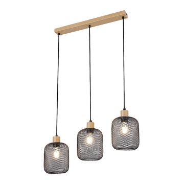 Rabalux - Kattokruunu johdossa 3xE27/60W/230V