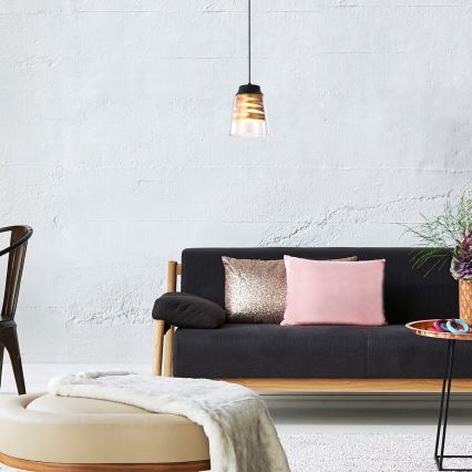 Rabalux - Kattokruunu narulla 1xE27/60W/230V