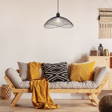 Rabalux - Kattokruunu narulla 1xE27/60W/230V