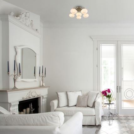 Rabalux - Kiinteä kattokruunu 6xE14/40W/230V