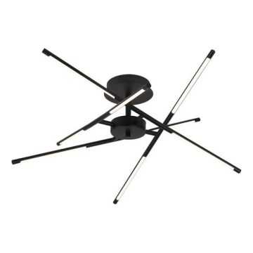 Rabalux - Kiinteä LED-kattokruunu LED/40W/230V 3000K musta