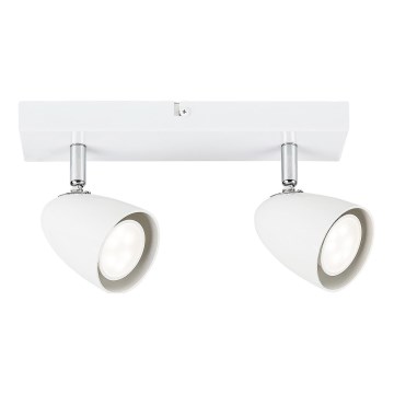 Rabalux - Kohdevalo 2xGU10/5W/230V valkoinen