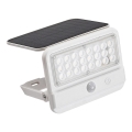 Rabalux - LED aurinkokennoseinävalaisin sensorilla LED/7W/3,7V IP54 valkoinen 3000 mAh