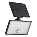 Rabalux - LED aurinkokennovalo anturilla LED/8W/3,7V 1800mAh IP65 + kaukosäädin
