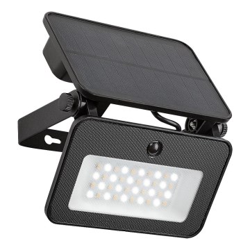 Rabalux - LED aurinkokennovalo liiketunnistimella LED/6W/3,7V 3000/4000/6500K IP65 2200 mAh