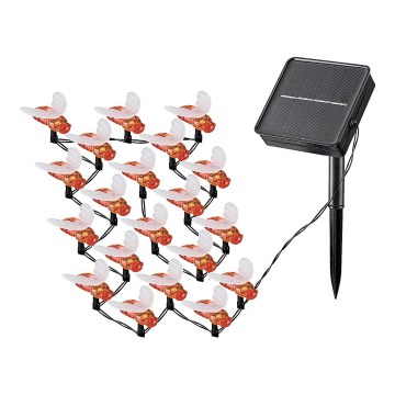 Rabalux - LED-aurinkoketju 20xLED/0,06W/1,2V IP44 600 mAh