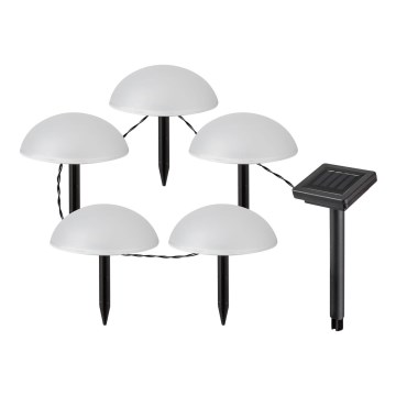 Rabalux - LED-aurinkovalaistus 5xLED/0,2W/1,2V IP44