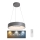 Rabalux - LED himmennettävä kattokruunu johdolla LED/24W/230V pyöreä 3000-6000K + kaukosäädin