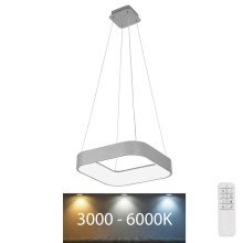 Rabalux - LED-himmennettävä kattokruunu narussa LED / 28W / 230V pyöreä + RC 3000-6000K
