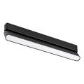 Rabalux - LED Himmennettävä kattovalaisin 1-vaihekiskoon LED/13W/24V 2700-5500K Wi-Fi Tuya 33 cm musta