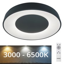 Rabalux - LED-himmennettävä kattovalaisin LED/38W/230V musta + kaukosäädin 3000-6500K