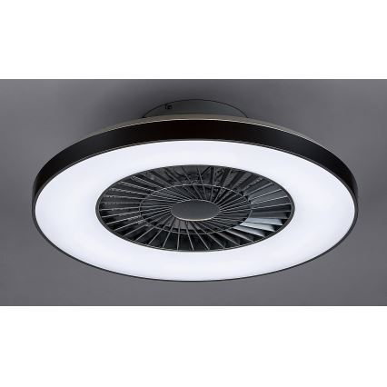 Rabalux - LED-himmennettävä kattovalaisin tuulettimella LED/40W/230V + RC