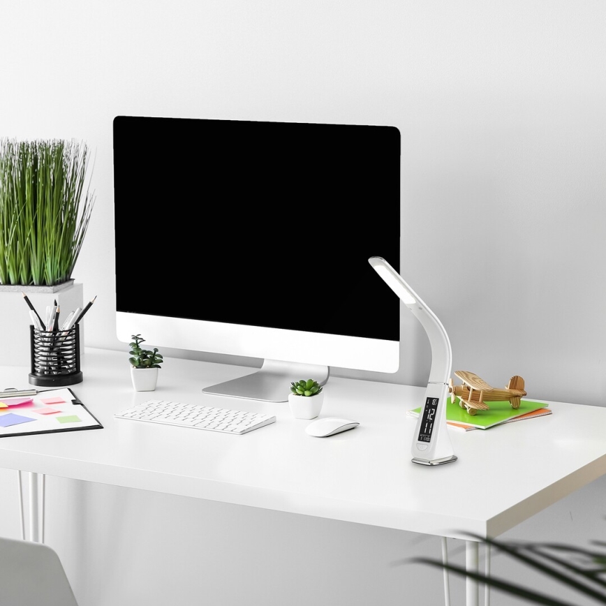 Rabalux - LED-himmennettävä kosketuspöytävalaisin LED / 5W / 230V valkoinen