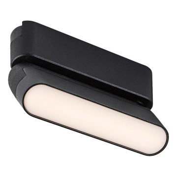 Rabalux - LED Kattovalaisin 1-vaihekiskoon LED/6W/24V 3000K 11,5 cm musta