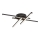 Rabalux - LED-kattovalaisin 4xLED/25W/230V halkaisija 57,5 cm