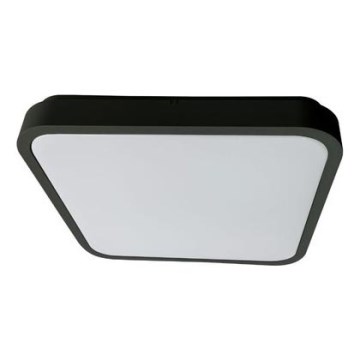 Rabalux - LED-kattovalaisin kylpyhuoneeseen LED/36W/230V 3000/4000/6000K IP44 42x42 cm musta