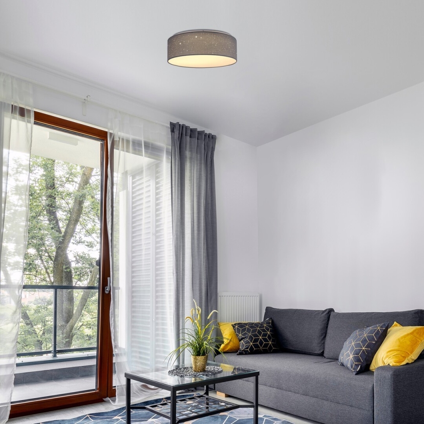 Rabalux - LED-kattovalaisin LED/22W/230V, harmaa, halkaisija 40 cm