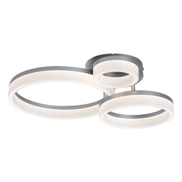 Rabalux - LED-kattovalaisin LED/24W/230V 3000/4000/6500K 38x51 cm mattakromi