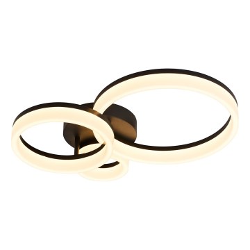 Rabalux - LED-kattovalaisin LED/24W/230V 3000/4000/6500K musta 38x51 cm