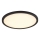 Rabalux - LED-kattovalaisin LED/36W/230V 3000/4000/6000K halkaisija 50 cm musta