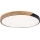 Rabalux - LED-kattovalaisin LED/42W/230V 3000/4000/6500K musta/tammi, halkaisija 61 cm