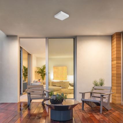 Rabalux - LED kylpyhuoneen kattovalaisin LED/18W/230V 2800-6000K IP44 valkoinen 17,5x17,5 cm